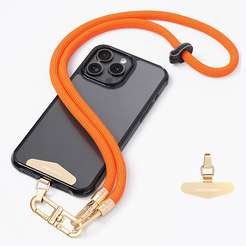 LEEU DESIGN Climbing Series 85cm Phone Lanyard Adjustable Cell Phone Crossbody Neck Rope LEEU DESIGN Climbing Series 85cm Phone Lanyard Adjustable Cell Phone Crossbody Neck Rope